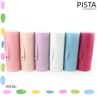 Pista กระเป๋าดินสอเขียนคิ้ว แปรงแต่งหน้า หนัง PU หลากสี