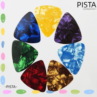 PISTA ปิ๊กกีตาร์เซลลูลอยด์ แฟชั่น สุ่มสี 10 ชิ้น