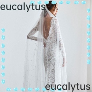 Eucalytus1 ผ้าคลุมหน้าเจ้าสาว ยาว อุปกรณ์เสริมงานแต่งงาน