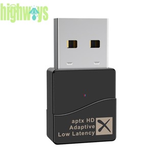 Aptx อะแดปเตอร์ดองเกิล USB บลูทูธ 5.2 สําหรับ PS4-5 NS Android Box [highways.th]