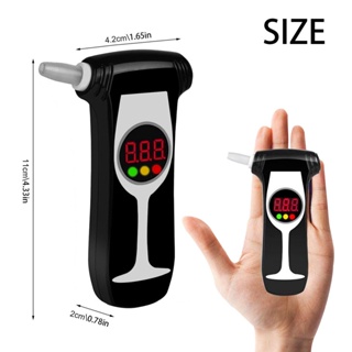 Digital Alcohol Tester Professional Alcohol Detector Breathalyzer Police Alcotester LCD Screen Display