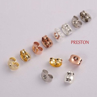 Preston ต่างหูสตั๊ด รูปผีเสื้อ 6x4.5 มม. สีทอง สีเงิน