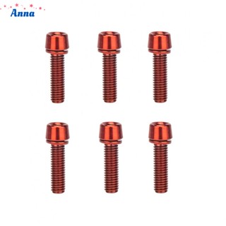 【Anna】Stem Screw Bicycle Parts Bike Accessories Black/red/blue/green M5*18mm