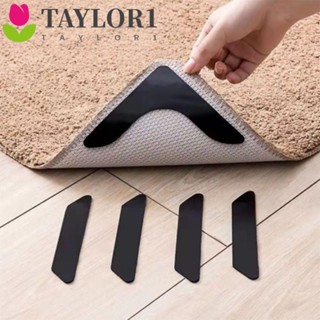 Taylor1 สติกเกอร์เสื่อ PU กันลื่น มีกาวในตัว ซักได้ 8 ชิ้น