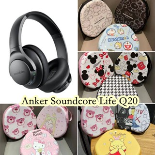 【Trend Front】เคสหูฟัง ลายการ์ตูน สําหรับ Anker Soundcore Life Q20 Soundcore Life Q20