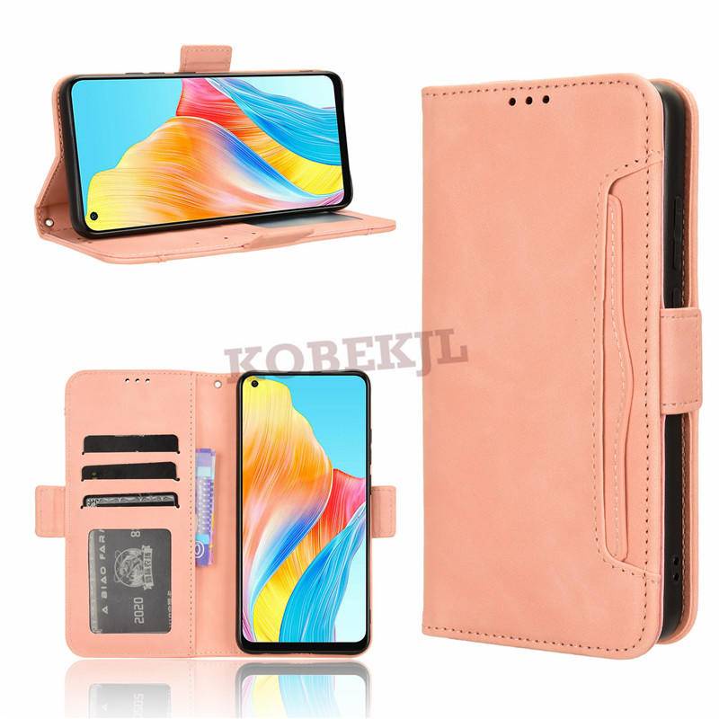 OPPO A78 A77 A77S A76 A57 A58 A98 A96 A95 A93 OPPOA78 Flip Leather Multi-Card Slot Wallet Phone Case