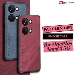 สําหรับ OnePlus Nord 3 เคส หนังเทียม PU กันลื่น จับ กันกระแทก เลนส์ ป้องกันโทรศัพท์ ฝาหลัง