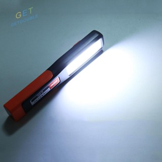 [Getdouble.th] ไฟฉาย LED 1200mAh 240LM COB Micro USB ชาร์จได้ กันน้ํา