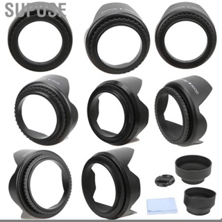 Supose 4‑in‑1 Lens Hood Set With Rubber Cap And Cleaning NEW