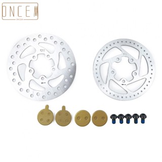 【ONCEMOREAGAIN】Disc + Pads 110*19mm / 120*19mm 2Cr13 Stainless Steel 5-Hole Anti-rust Parts