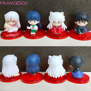 Francesco โมเดลฟิกเกอร์ PVC รูปตุ๊กตา Inuyasha Christmas ขนาด 4.5 ซม. ของเล่นสําหรับเด็ก