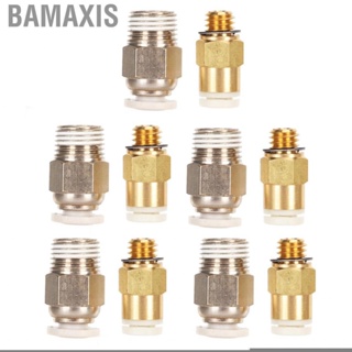 Bamaxis Bowden Tube Coupler  Easy To Install M6/3mm Thread 5 Sets PC4 01 Push Connect Fittings for 10 10S CR Pro