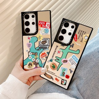 【Searching For Dogs】Casetify เคสโทรศัพท์มือถือแบบนิ่ม กันกระแทก พร้อมกระจก แฟชั่น คุณภาพสูง สําหรับ Samsung s23ultra s23 s23+ s22ultra