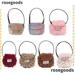 Rosegoods1 กระเป๋าถือ กระเป๋าสะพายไหล่ อุปกรณ์เสริม สําหรับตุ๊กตา