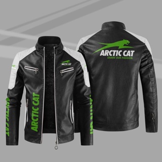 Arctic Cat LOGO Jacket Windbreaker Motorcycle Riding Leather Long Sleeve Thin Rainproof Jacket