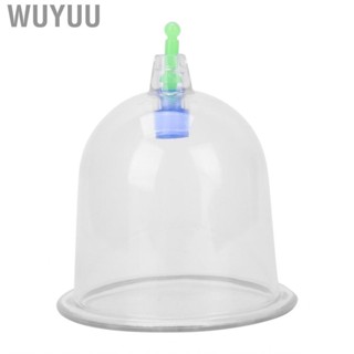 Wuyuu Cupping Vacuum Suction Cup  Reusable Reduce Fatigue Transparent for Home SPA