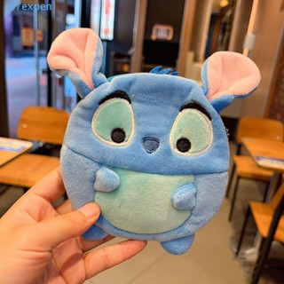 Expen กระเป๋าใส่เหรียญ ตุ๊กตา Stitch Kawaii สําหรับผู้หญิง เด็กผู้หญิง เด็ก ของขวัญ มิกกี้เมาส์ กระเป๋าใส่กุญแจ กระเป๋าเก็บหูฟัง