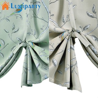 Lumiparty ผ้าม่านหน้าต่าง พิมพ์ลายดอกไม้ มีฉนวนกันความร้อน สําหรับหน้าต่าง