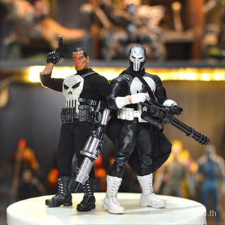 ฟิกเกอร์ Punisher Marvel 1/12 MEZCO Ant ขนาด 20 ซม. ของเล่นสําหรับเด็ก