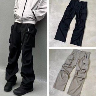 ZMSE AW-made Hide ln Hills Cargo multi-functional big pocket micro trumpet overalls for lovers