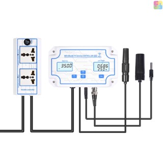 [ขายดี] เครื่องตรวจจับคุณภาพน้ํา pH TEMP 3-in-1 14.00pH ค่า 0-199.9ppt สําหรับตู้ปลา พิพิธภัณฑ์สัตว์น้ํา