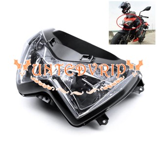 ไฟหน้ารถจักรยานยนต์ สีดํา อุปกรณ์เสริม สําหรับ Kawasaki Z800 Z250 2013 2014 2015 2016 2017