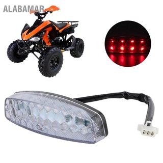 ALABAMAR รถจักรยานยนต์ไฟเบรคหลังไฟท้าย 12V 18 LED Fit สำหรับจีน 4 Wheeler ATV Quad 50/70/90/110/125/150cc