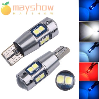 Mayshow หลอดไฟ LED COB 12V หลากสี สําหรับติดป้ายทะเบียนรถยนต์ 2 ชิ้น