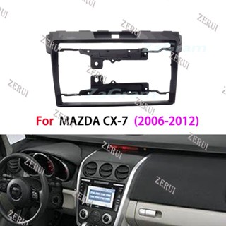 Zr แผงเครื่องเล่น MP5 วิทยุ Fascia กรอบ 9 นิ้ว สําหรับ 2006-2012 Mazda CX-7 Android 2Din