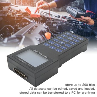 Happiness House สำหรับ Tacho Pro 2008 Mileage Adjuster Full Cable Dash Programmer จอแสดงผล LCD Backlit Universal Tool