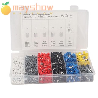 Mayshow ขั้วแบตเตอรี่รถยนต์ ขั้วต่อปลายสายไฟทองแดง อุปกรณ์เสริมรถยนต์