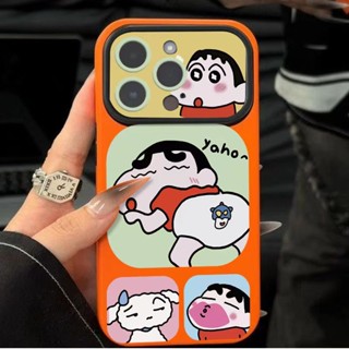 เคสโทรศัพท์มือถือ ซิลิโคนนิ่ม ลายการ์ตูนชินจังตลก สําหรับ Iphone 14promax 13pro 12 11 7p 0G3Z