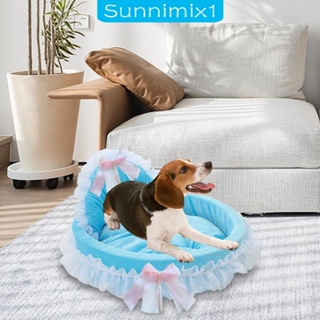 [Sunnimix1] ที่นอนสัตว์เลี้ยง ลูกสุนัข แมว แบบนิ่ม กันลื่น ให้ความอบอุ่นในร่ม