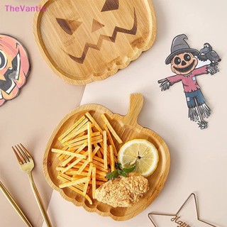 Thevantin ถาดฟักทอง ชีส ขนมปัง และผลไม้ สําหรับฮาโลวีน