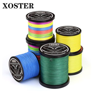 Xoster สายเชือกถัก PE 150 ม. 300 ม. 4 เส้น ทนทาน สําหรับตกปลา