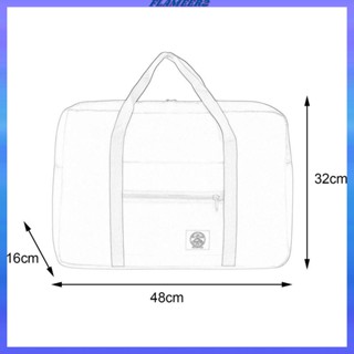 [Flameer2] กระเป๋าเดินทาง แบบพับได้ ประหยัดพื้นที่ สําหรับยิม ช้อปปิ้ง
