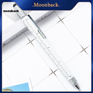 &lt;moonback&gt; เครื่องมือปากกาโลหะ ป้องกันการเสียรูป 6 in 1