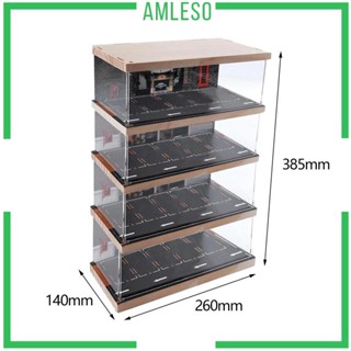 [Amleso] โมเดลรถยนต์อะคริลิค 1/64 ของขวัญ สําหรับเก็บของเล่น รถสปอร์ต