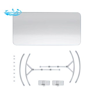 แผ่นเบี่ยงลมเครื่องปรับอากาศ พลาสติก PVC ถอดออกได้ สําหรับหน้าต่าง 1 ชุด