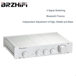 Brzhifi L1 Pure Class A 2.0 2.1 เครื่องขยายเสียงเบสสูง บลูทูธ 5.0 ถอดรหัส อลูมิเนียม สีดํา สีเงิน