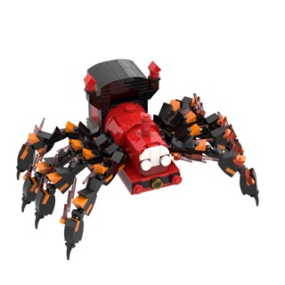 ใหม่ ชุดของเล่นตัวต่อ เกมสยองขวัญ Choo-Choo Charles Dungeon Charles Bricks Spider Train MOC