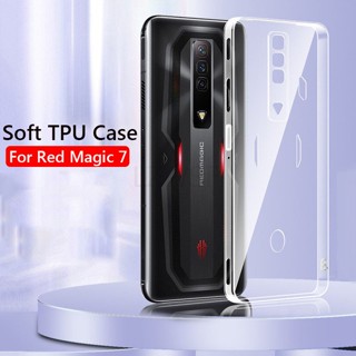 สําหรับ ZTE nubia Red Magic 7 7s Pro คริสตัลใส เจลนิ่ม TPU เคส