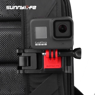 แคลมป์หนีบกระเป๋าเป้สะพายหลัง สําหรับกล้อง Gopro 8 7 6 5 DJI Osmo Action Pocket Clip Mount Xiaomi Yi 4K Lite SJCAM SJ4000 EKEN H9 H9R