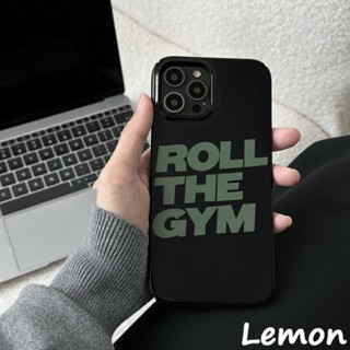 [Lemon] เคสโทรศัพท์มือถือ ลายตัวอักษรภาษาอังกฤษ แวววาว เรียบง่าย สําหรับ 14pro 14promax 13 13pro 13promax 11 12 12pro 12promax XR XSMAX 7P 8P