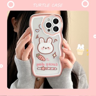 [พร้อมส่ง] เคสโทรศัพท์มือถือ ลายการ์ตูนกระต่าย ดอกไม้ สําหรับ Apple iPhone 14 13 12 11 PROMAX XS XR XSMAX SE2020 6 7 8PLUS MINI