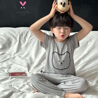 【YAOEENH】ชุดนอนเสื้อแขนสั้น และกางเกงขาสั้น ระบายอากาศได้ดี …