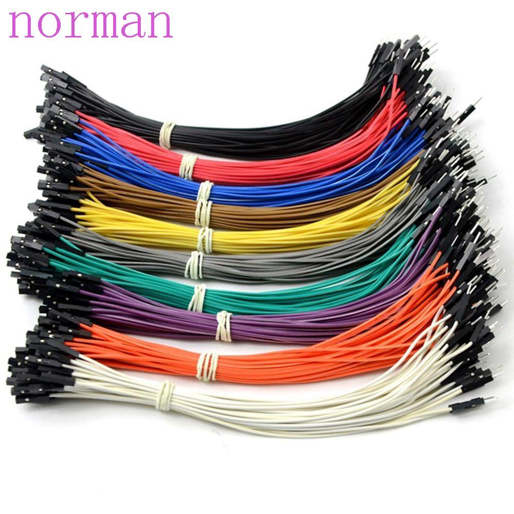Norman สายเคเบิ้ลเชื่อมต่อ Male To Female Breadboard Dupont Dupont 2.54 มม. Male To Female 30 ชิ้นสํ