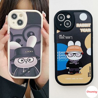 เคสโทรศัพท์มือถือ แบบนิ่ม ลายกระต่ายนําโชค สําหรับ Samsung Galaxy S23 S22 S21 S20 Plus Ultra FE A11 M11 A12 M12 M23 M31 M32 4G 5G