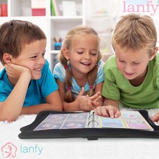 Lanfy อัลบั้มใส่การ์ดเกมโปเกม่อน 4 ช่อง ลายปิกาจู สําหรับเด็ก