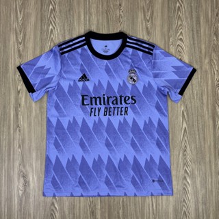 เสื้อฟุตบอล Real Madrid สีม่วง เสื้อบอลผู้ชาย งานดีมาก คุณภาพสูง เกรด AAA